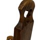 Vintage Spanish chair stool brutalist design wood