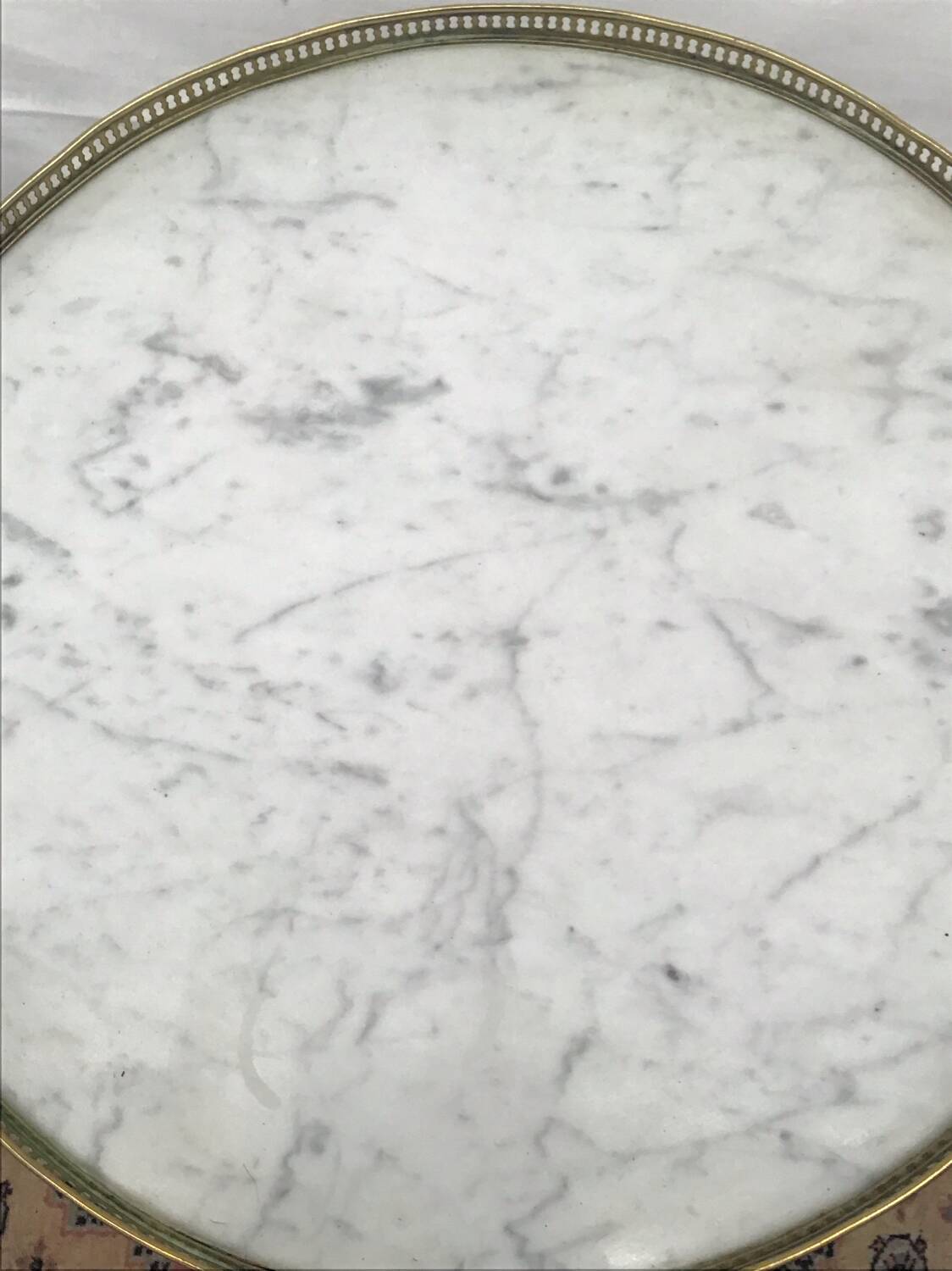 Louis XVI style hot water bottle table