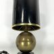 Vintage Brass sphere table lamp. Italy 1970s