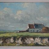 Landscape of Normandy signed P.H. Renier