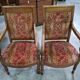 Pair of walnut armchairs – Restoration/Charles X period – 19th century