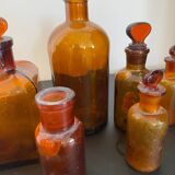 Lot of pharmacy jars
