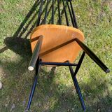 Chaise bicolore style Tapiovara vers 1960