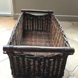Old rattan basket