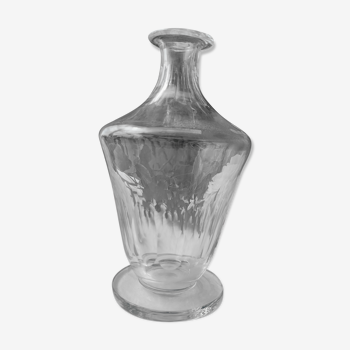 Carafe verre ciselé