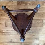Wooden tripod stool