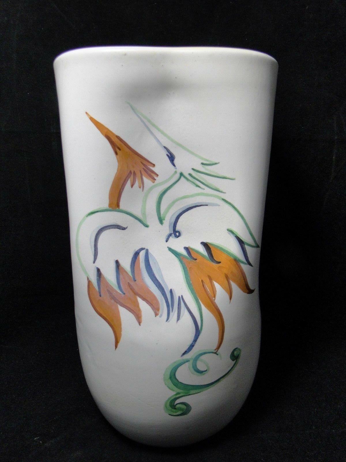 Cerart Monaco vase n° 947 with bird decoration