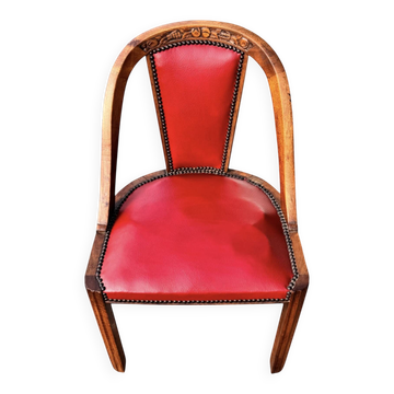 Art Deco gondola armchair