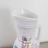 Large ceramic pitcher vase from the 60s/70s