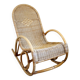 Rocking chair bambou rotin vintage
