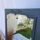 Antique beveled mirror