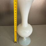 20th century white opaline vase