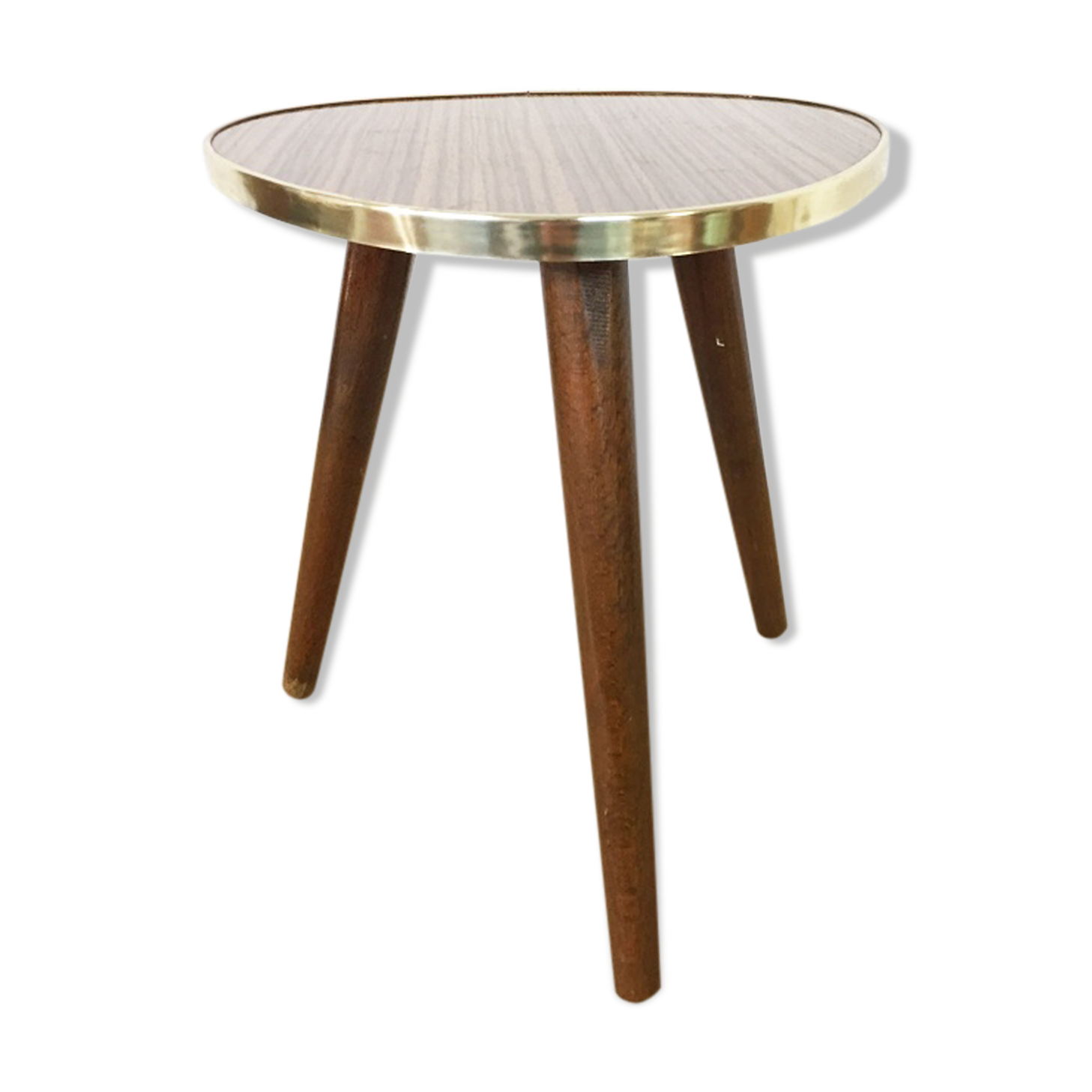 Formica tripod vintage pedestal table, 1960