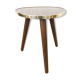 Guéridon vintage tripode formica, 1960