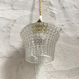 Vintage glass hand lamp