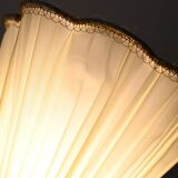 1950s Scandinavian teak and brass floor lamp