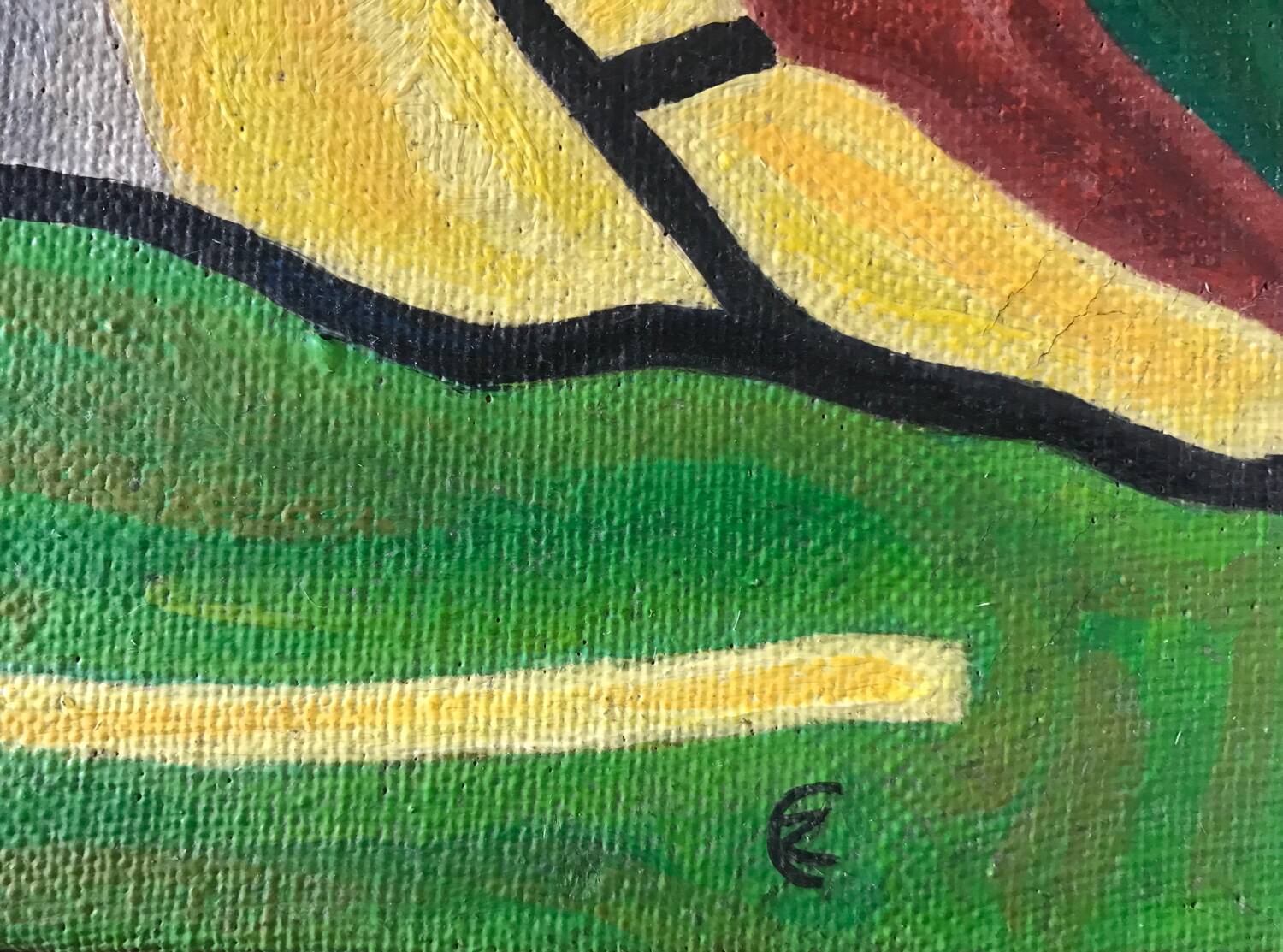 Claude roulaud (1945). oil on canvas.