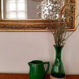 Vase, carafe verte