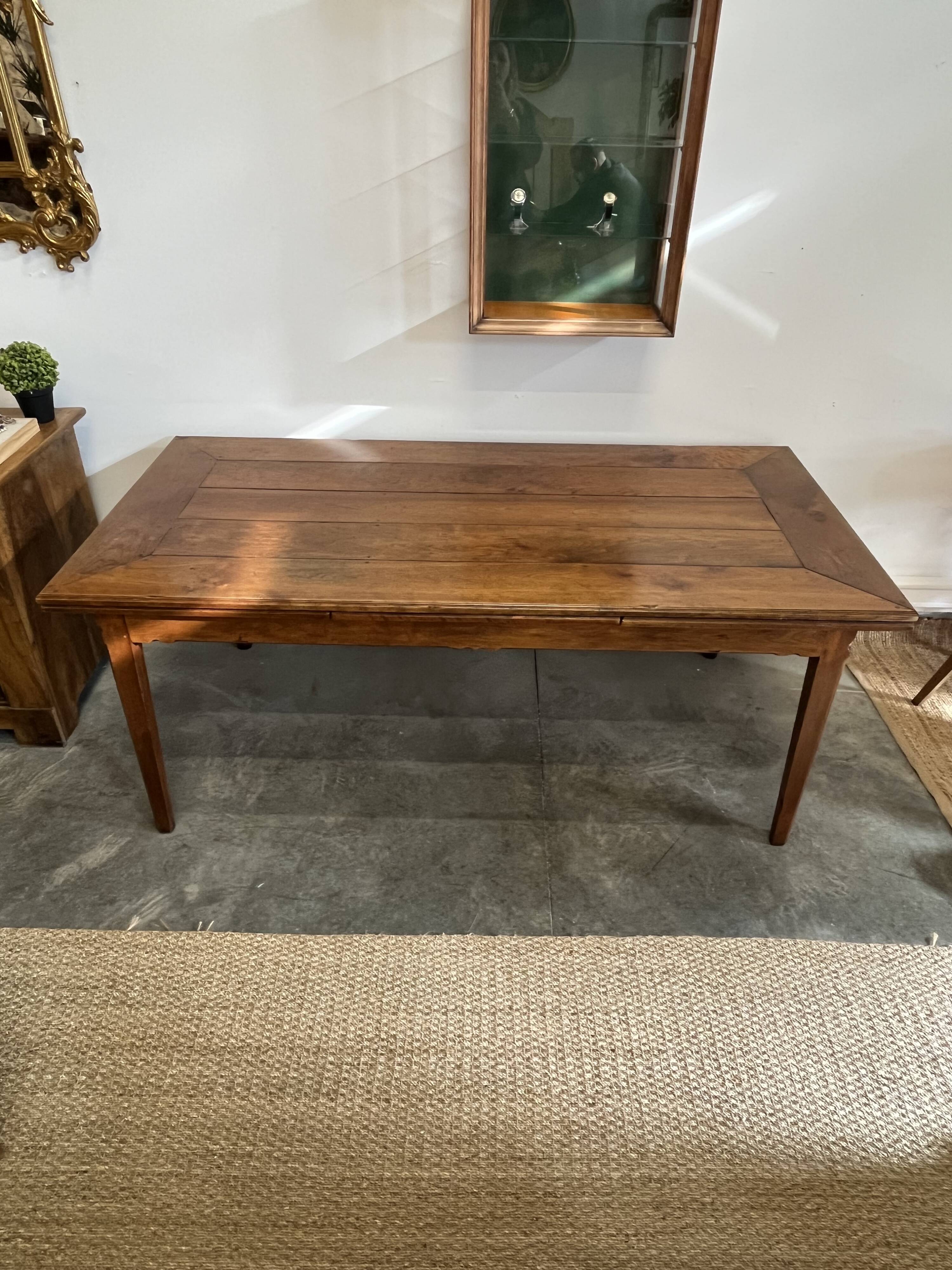 12-person farmhouse table, rustic solid wood 666001