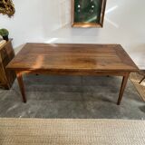 12-person farmhouse table, rustic solid wood 666001