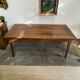 12-person farmhouse table, rustic solid wood 666001