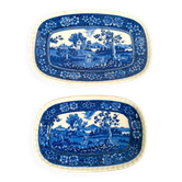 Lot de 2 plats Villeroy et Boch Rusticana bleus