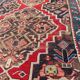 Ancient Caucasian carpet Karabakh handmade 115x270 cm