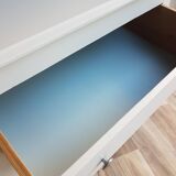 Commode rétro en bois rénovée