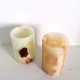 Set of onyx vases