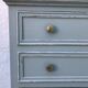 Antique chest of drawers 5 drawers patinated