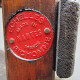 old stepladder scale vintage library