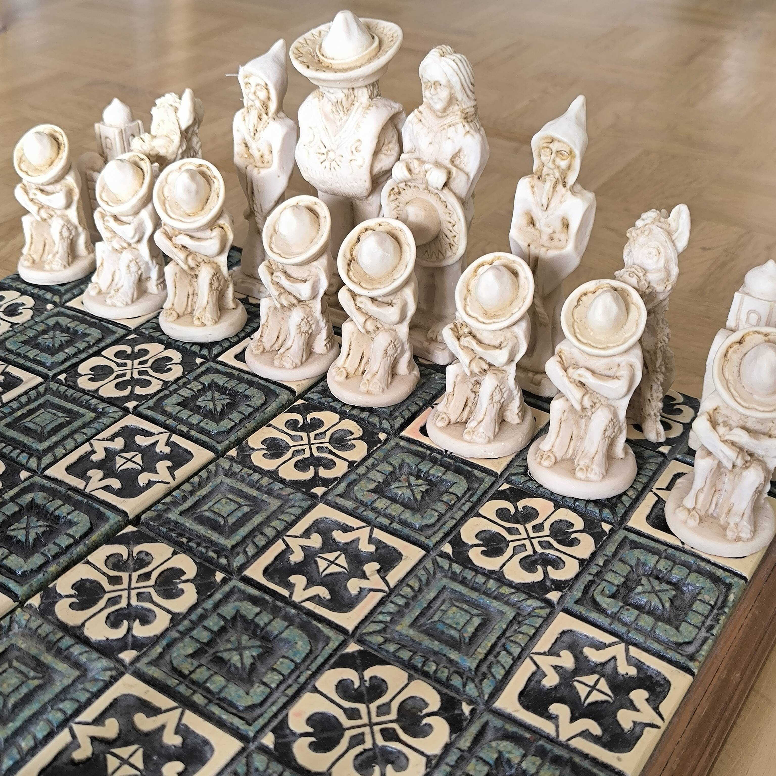 Mexican Aztec Maya Chess Game