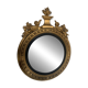 Miroir sorcière en bois sculpté doré XIX siècle
