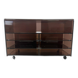 Hi-fi furniture "Roche Bobois" plexiglass, 1970s