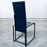 Postmodern architectural dining chairs, Italy, 1980s, set of 10