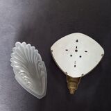 Art Deco wall lamp glass paste