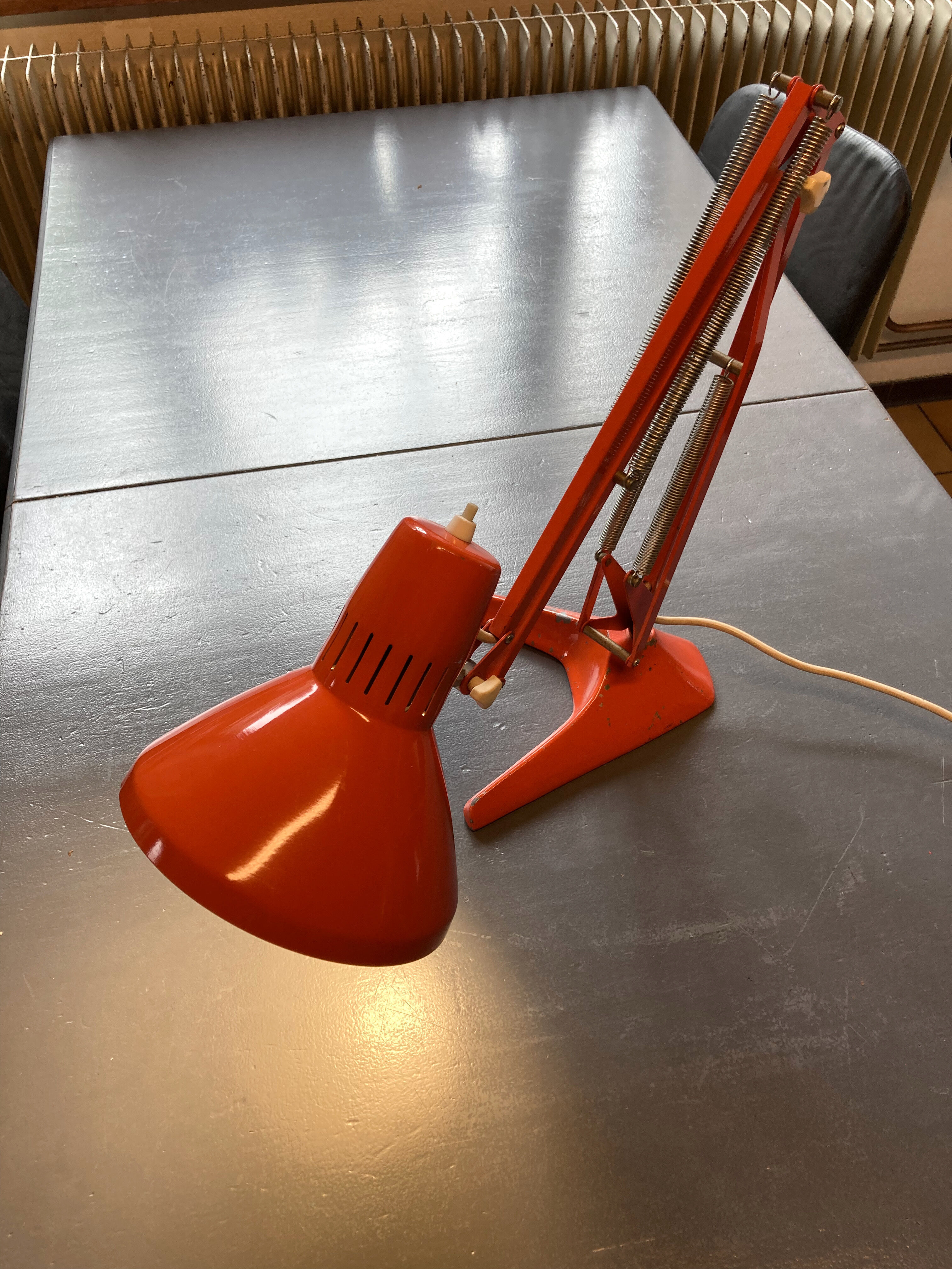 Lampe vintage  industriel de travail Sweden