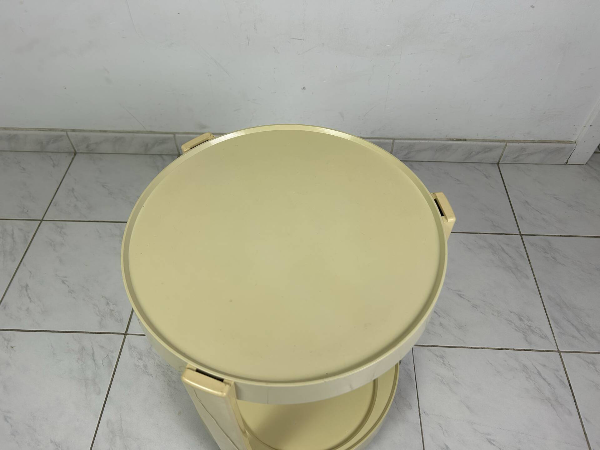 Vintage space age trolley side table