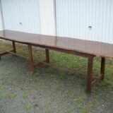 Brutalist farmhouse table
