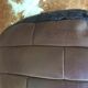 Pouf en cuir patchwork