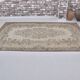 Vintage Wool Oushak Turkish Rug sku 2200