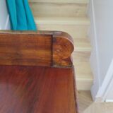 console-old dressing table-side table-mahogany stain