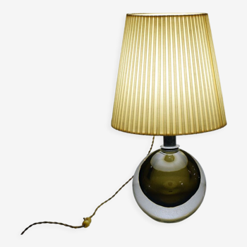 Flavio Poli for Seguso Murano mid-century table lamp, 1950s