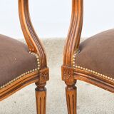Pair of Louis XVI-style armchairs