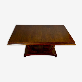 Art deco period table in rosewood