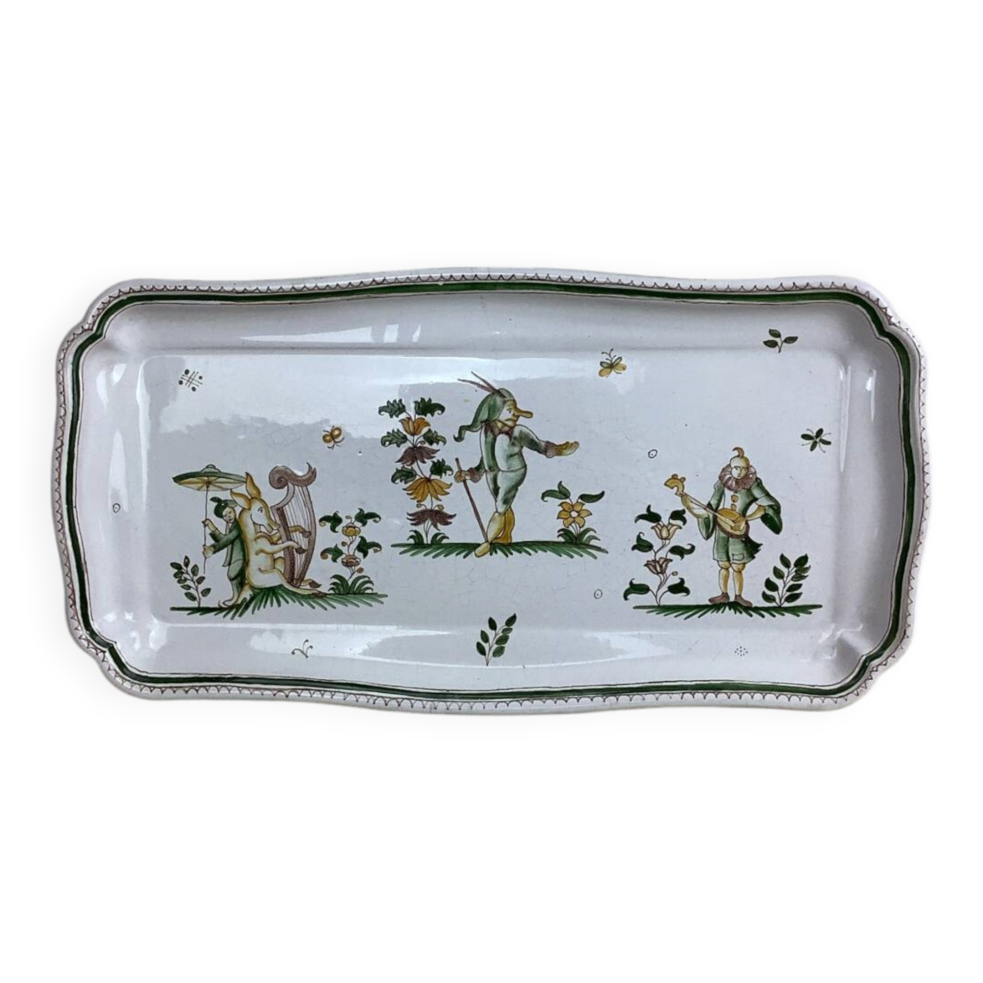 Rectangular plate Moustiers France