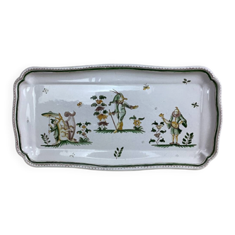 Rectangular plate Moustiers France