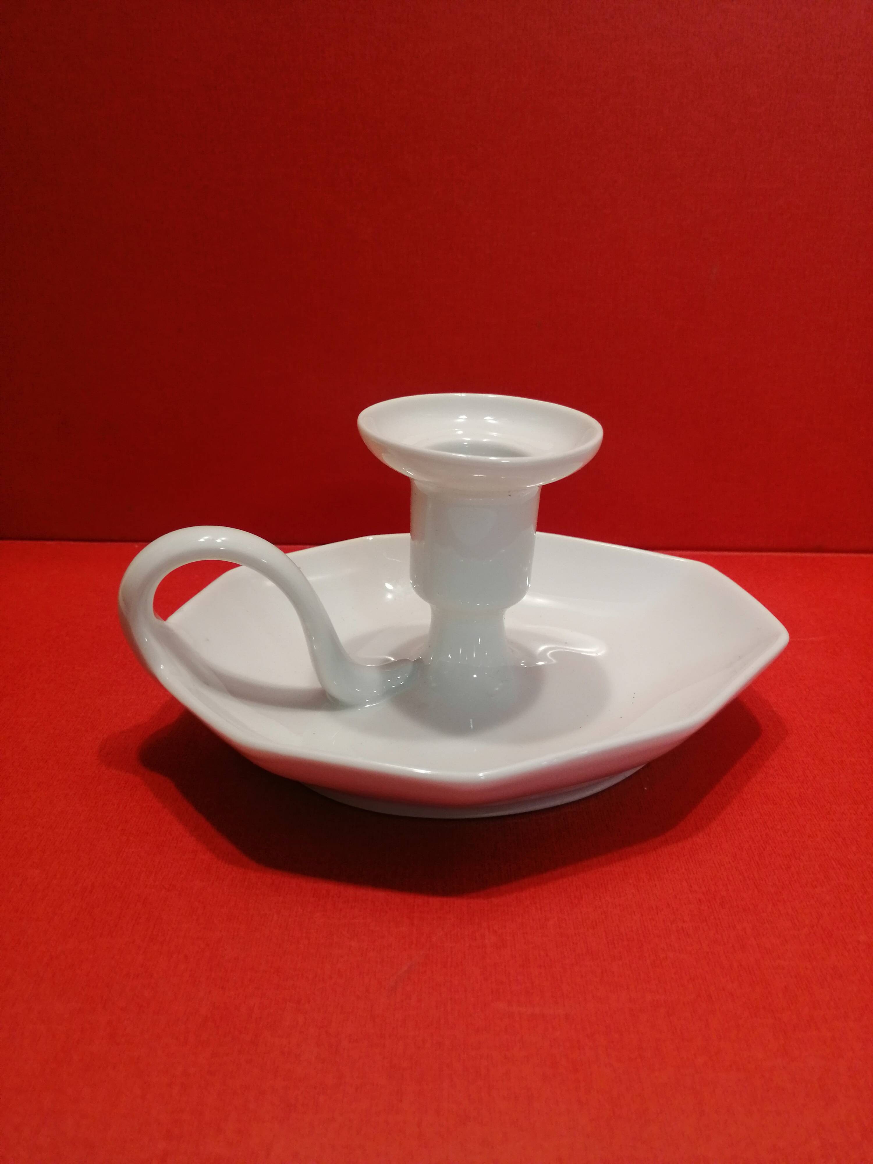 Candle holder rat-de-cave porcelain Haviland