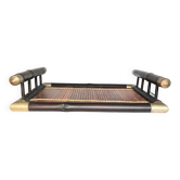 Vintage bamboo tray