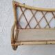 Rattan wall shelf from the 60s